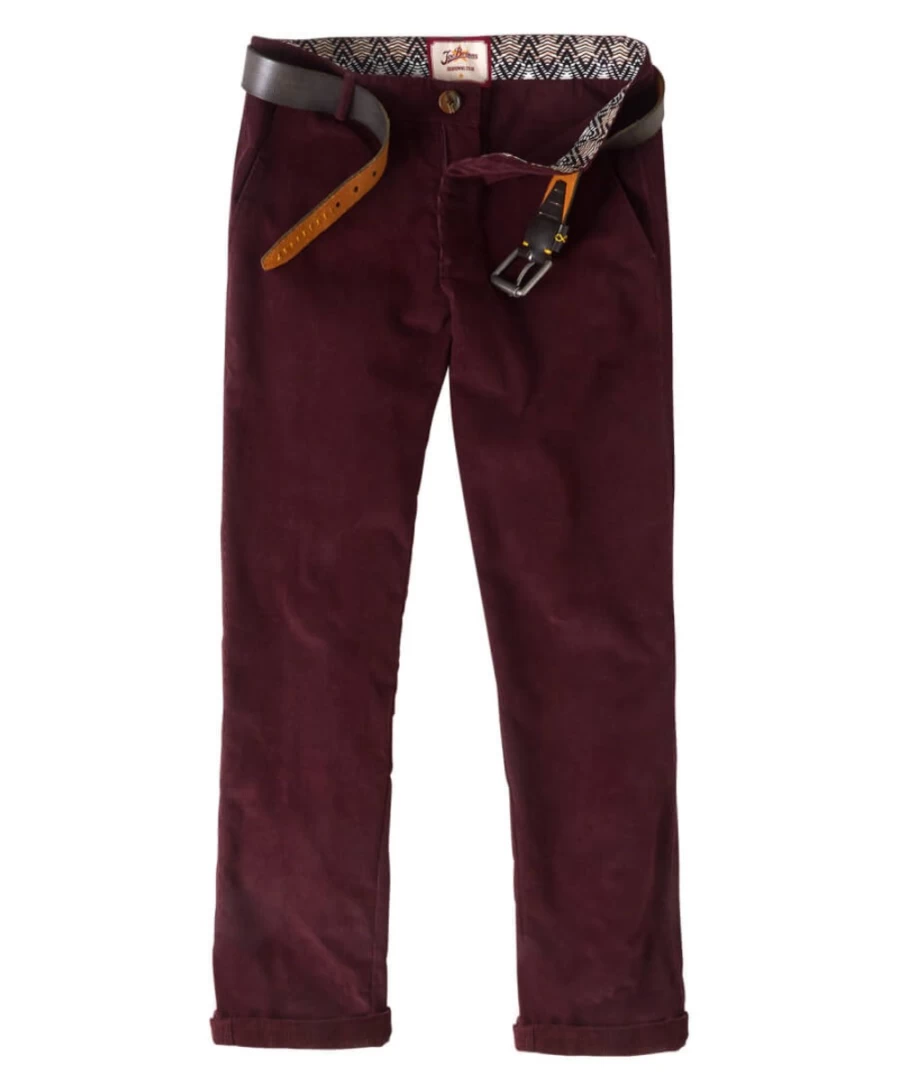 Joe Browns Men's Cherry Work Hard Trousers - Comfortable & Durable Casual Pants