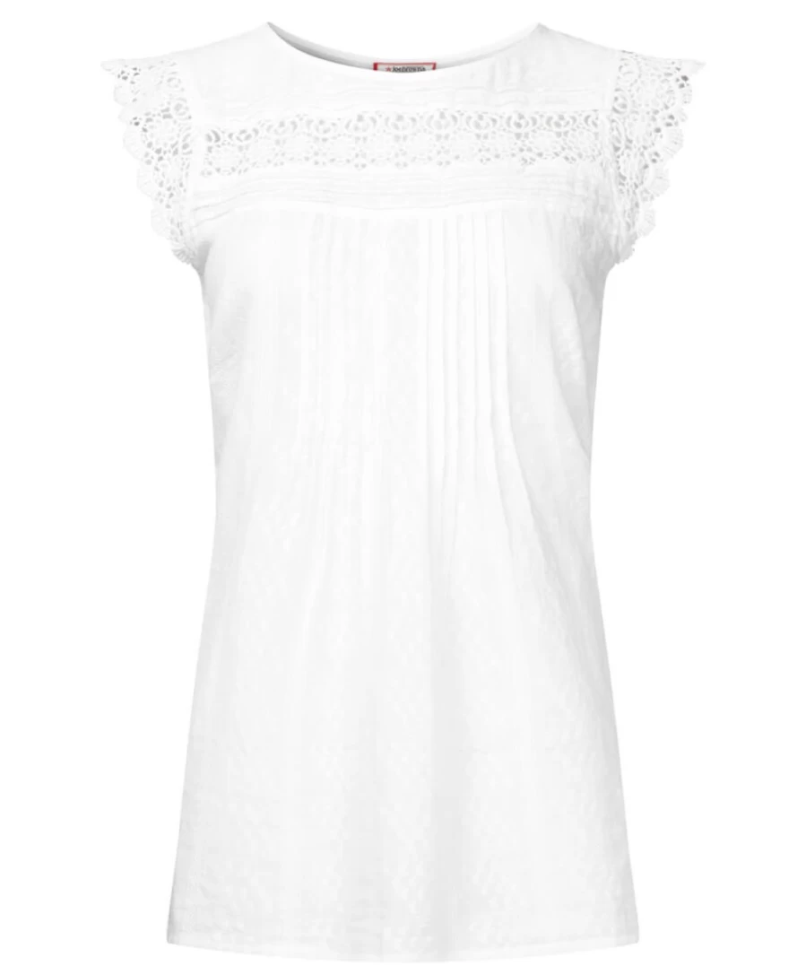 "Joe Browns Women's White Sun Is Shining Top - Stylish Summer Blouse"
