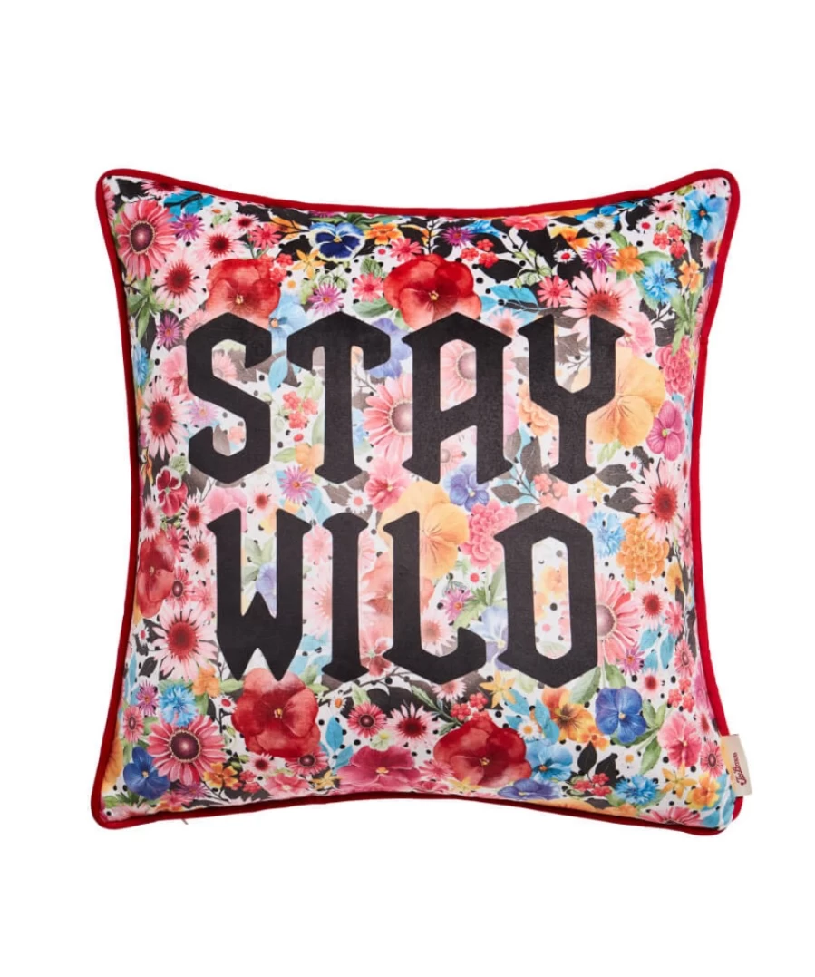 Joe Browns Reversible Multi-Color Cushion - Sensational Slogan Design