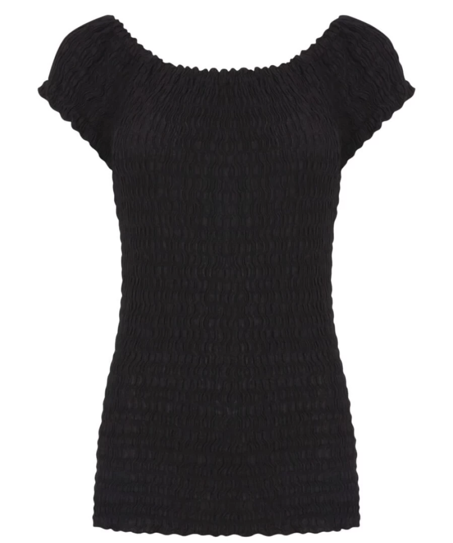 Joe Browns Women's Black Bubble Trouble Top - Stylish & Comfortable