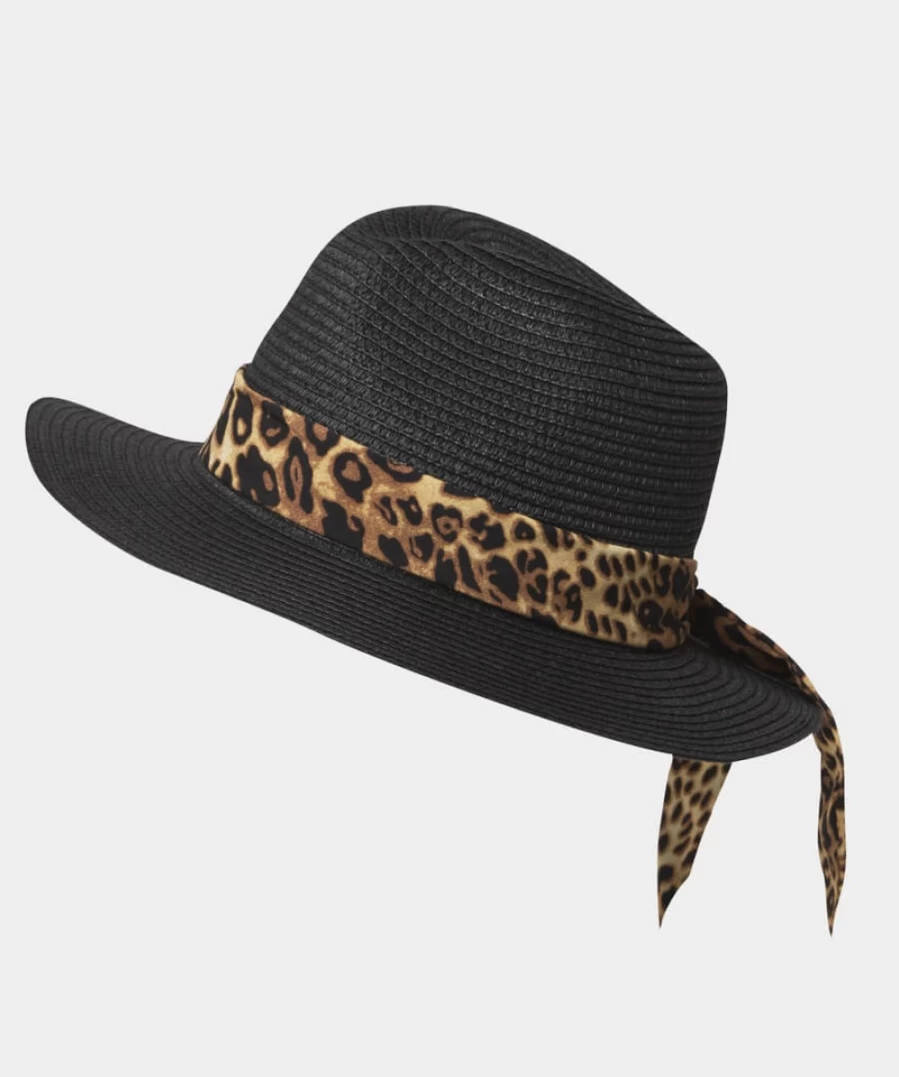Joe Browns Women's Black Lost In Venice Fedora Hat
