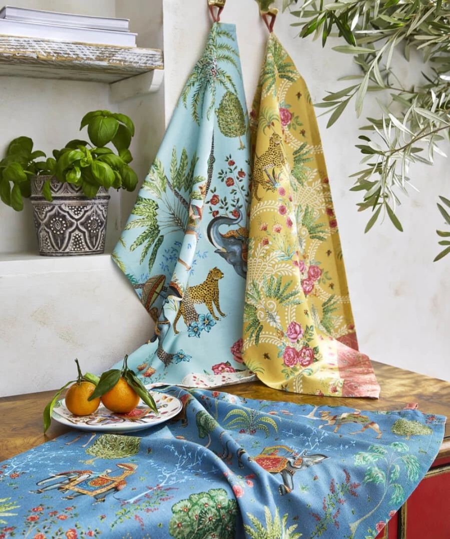 Joe Browns Wanderlust Set of 3 Multi-Colored Tea Towels