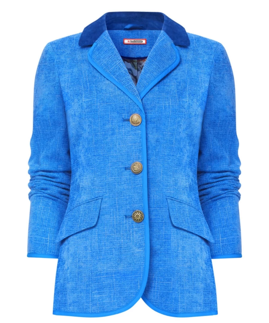 "Joe Browns Women's Blue Bold And Beautiful Jacket – Stylish Outerwear"