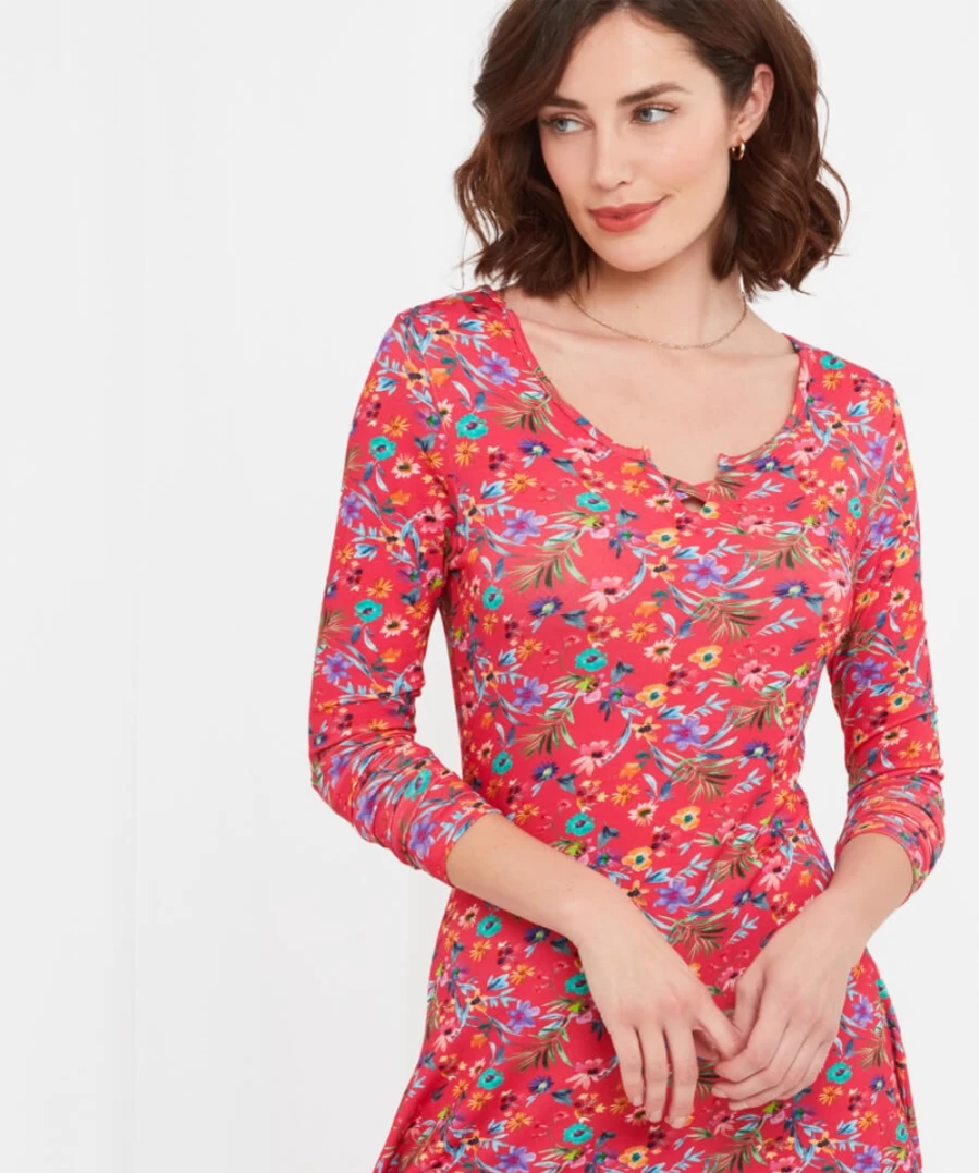 Joe Browns Women's Summer Blooms Tunic in Multi Color - Floral Printed Casual Top