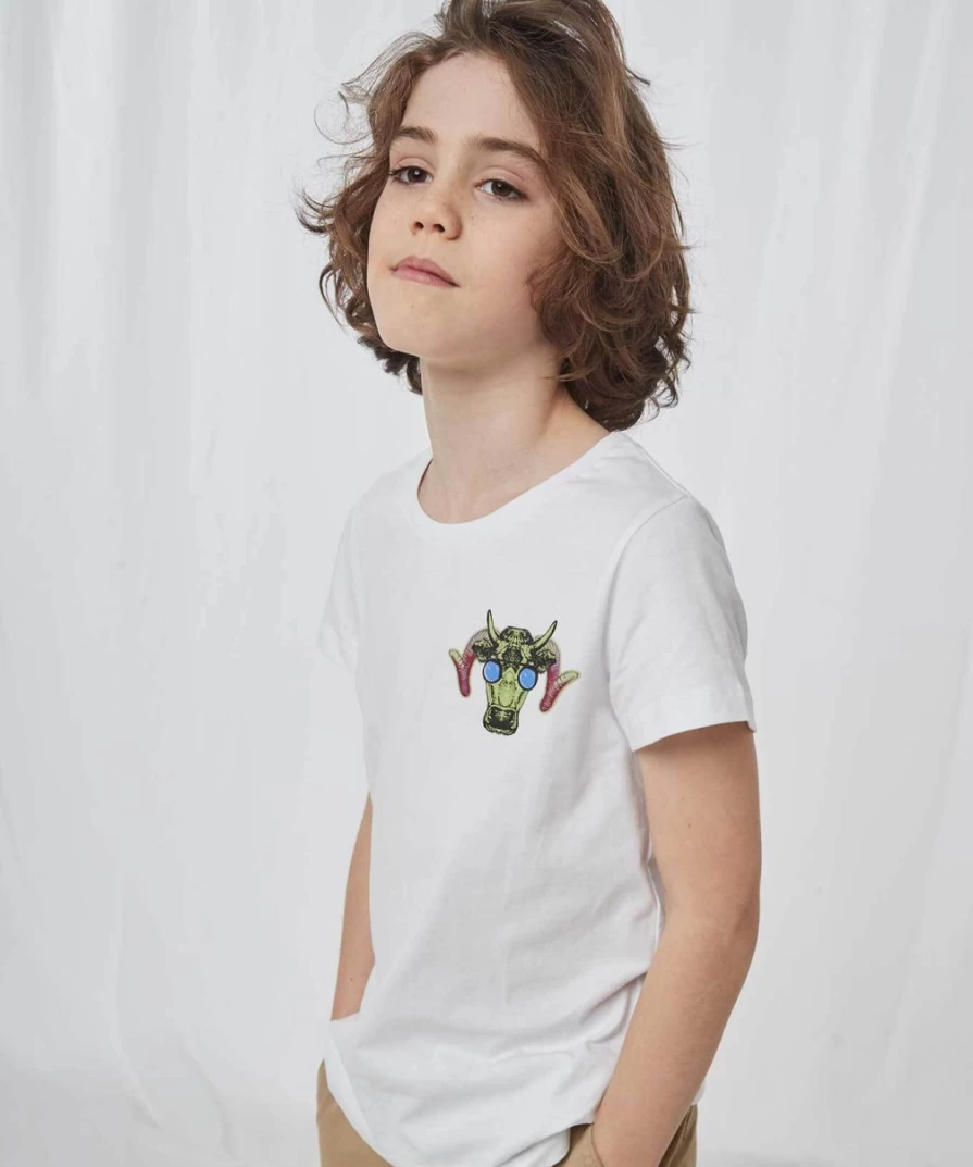 Joe Browns Kids White Enjoy Everything Tee - Fun Graphic T-Shirt for Children