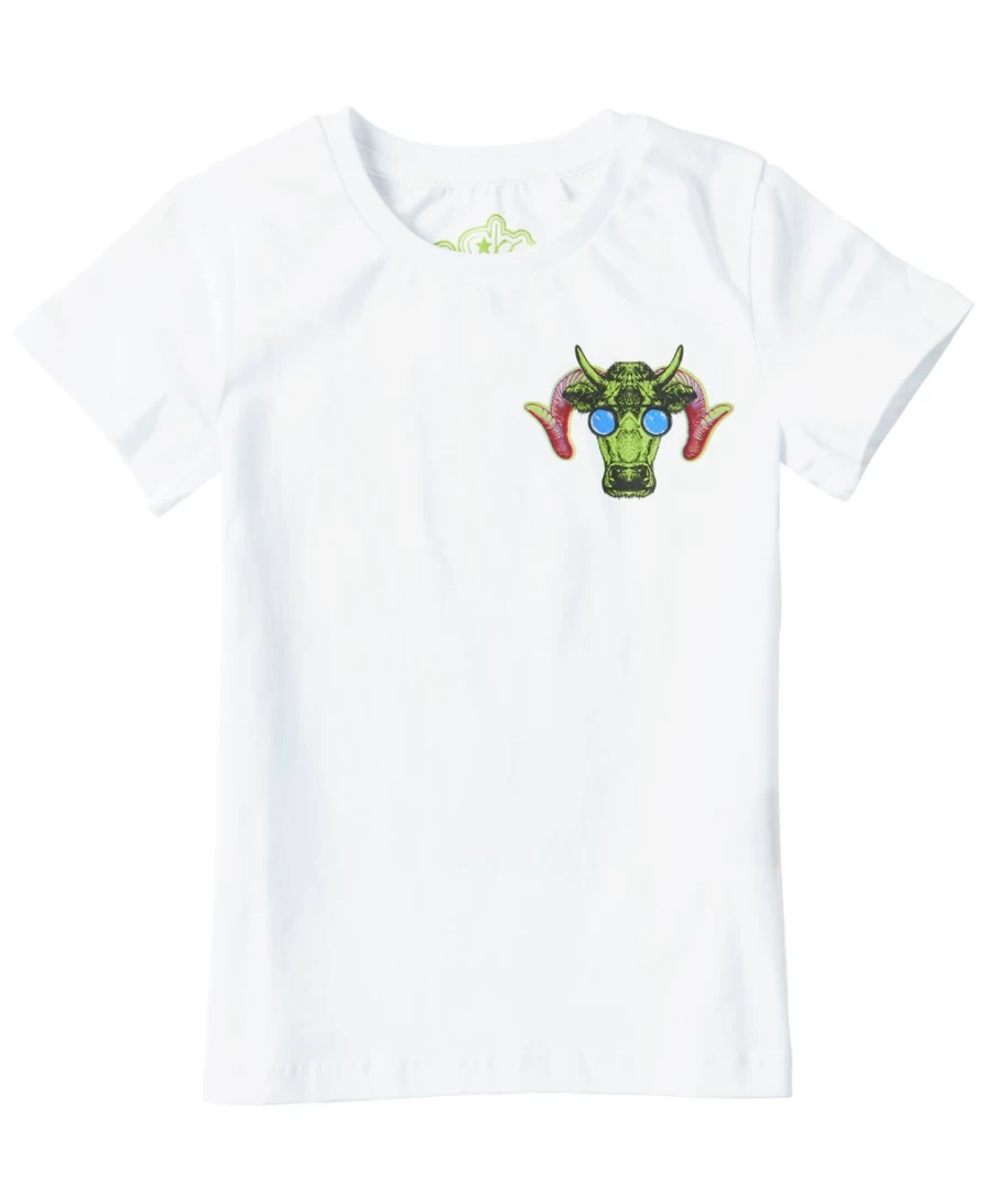 Joe Browns Kids White Enjoy Everything Tee - Fun Graphic T-Shirt for Children