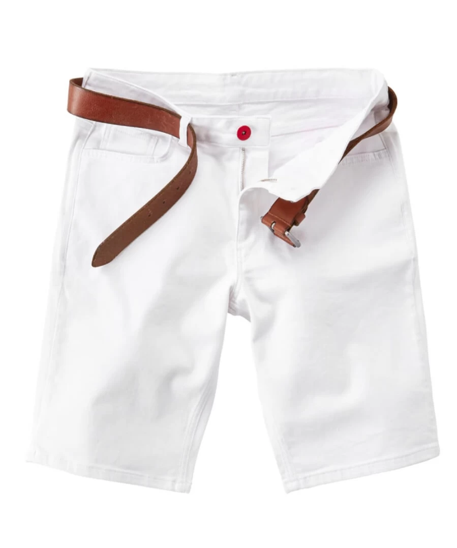 Joe Browns Men's Comfortably Cool White Shorts - Breathable Summer Shorts for Men