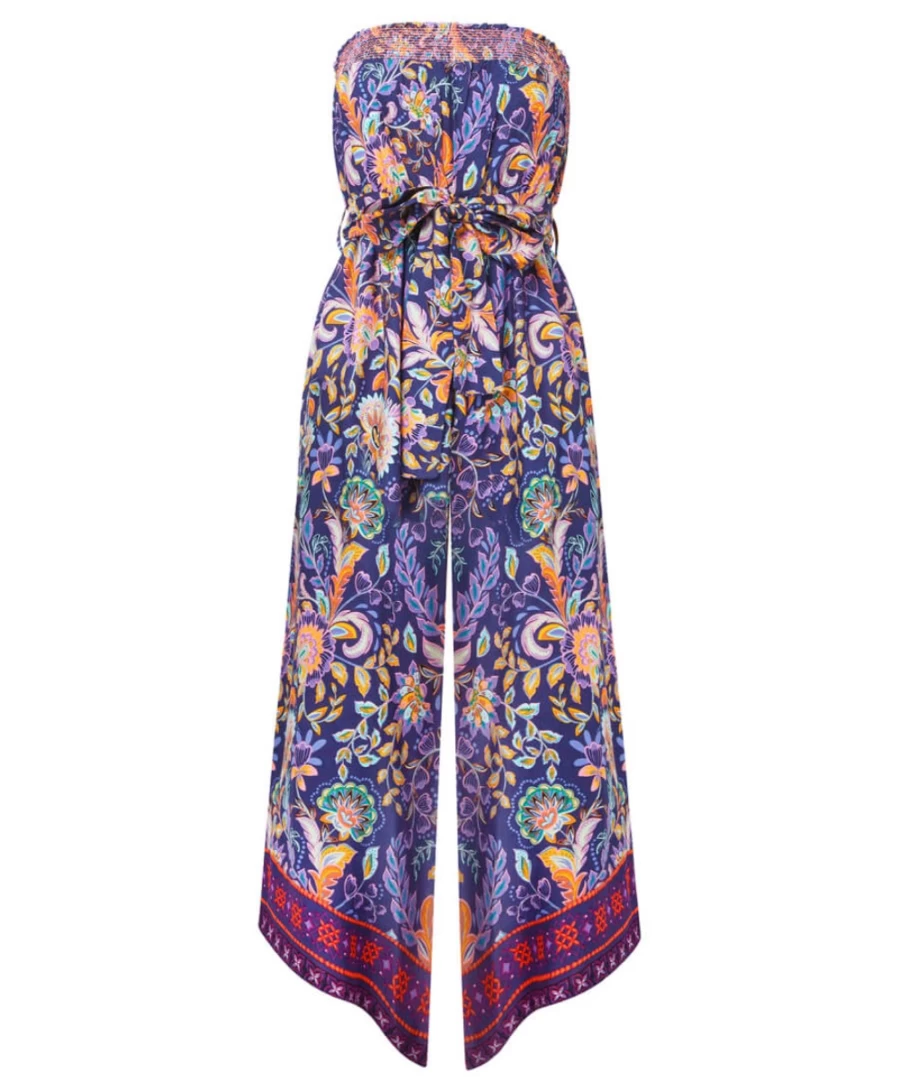 Joe Browns Women's Beachy Boho Jumpsuit in Multi - Stylish Floral Printed Romper for Summer