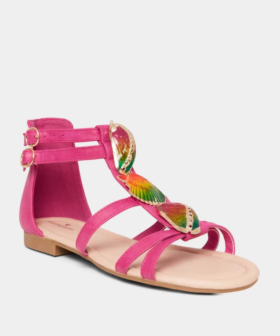 Joe Browns Women's Pink Multi Seychelles Sandals | Stylish & Comfortable Footwear