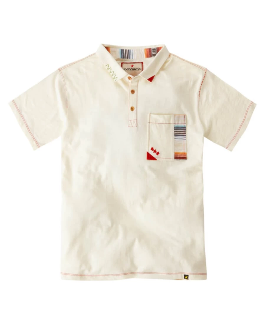 Joe Browns Men's Cream Full Of Character Polo Shirt - Classic Casual Style