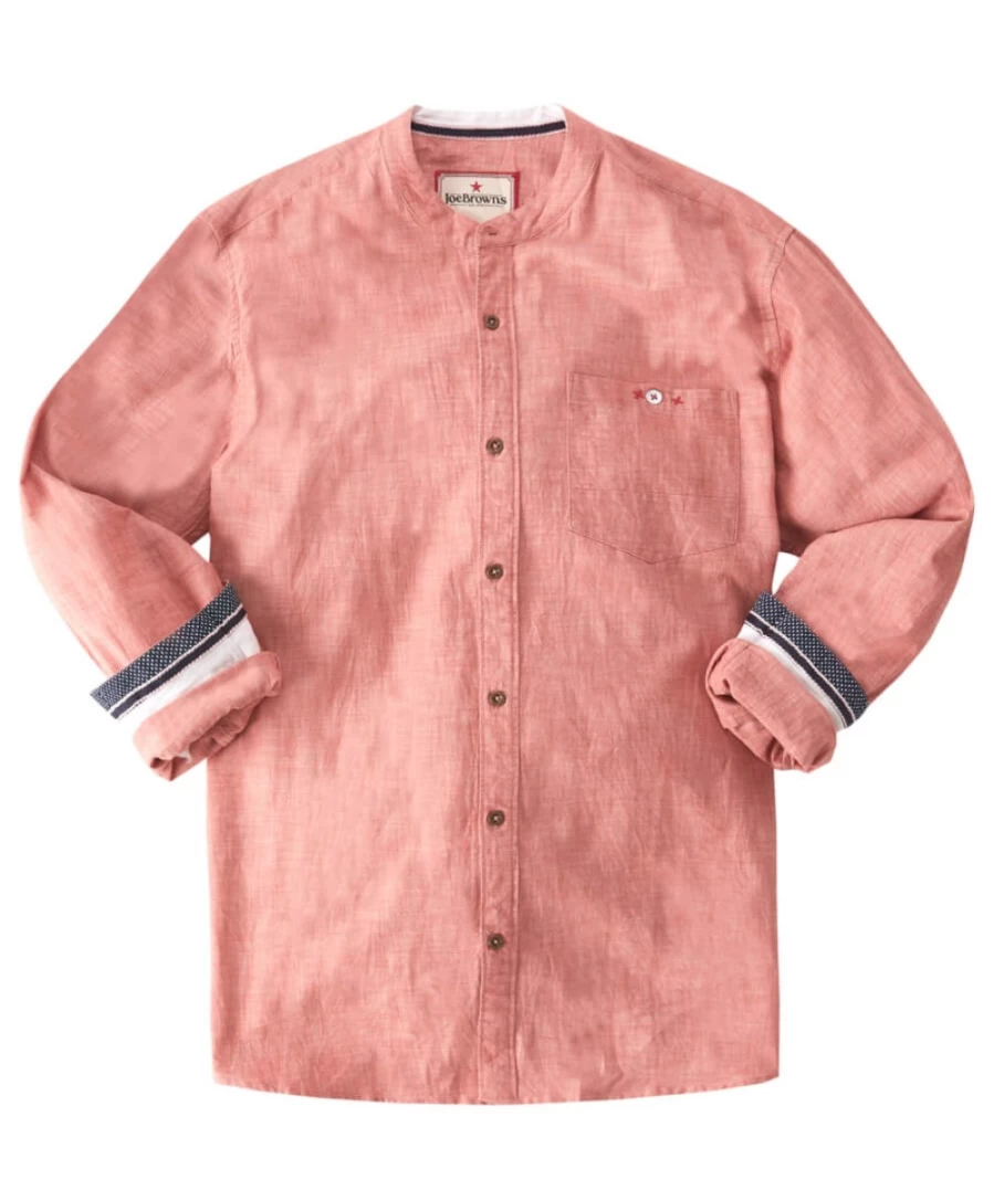 Joe Browns Men's Step Ahead Shirt in Sunset - Stylish Casual Wear