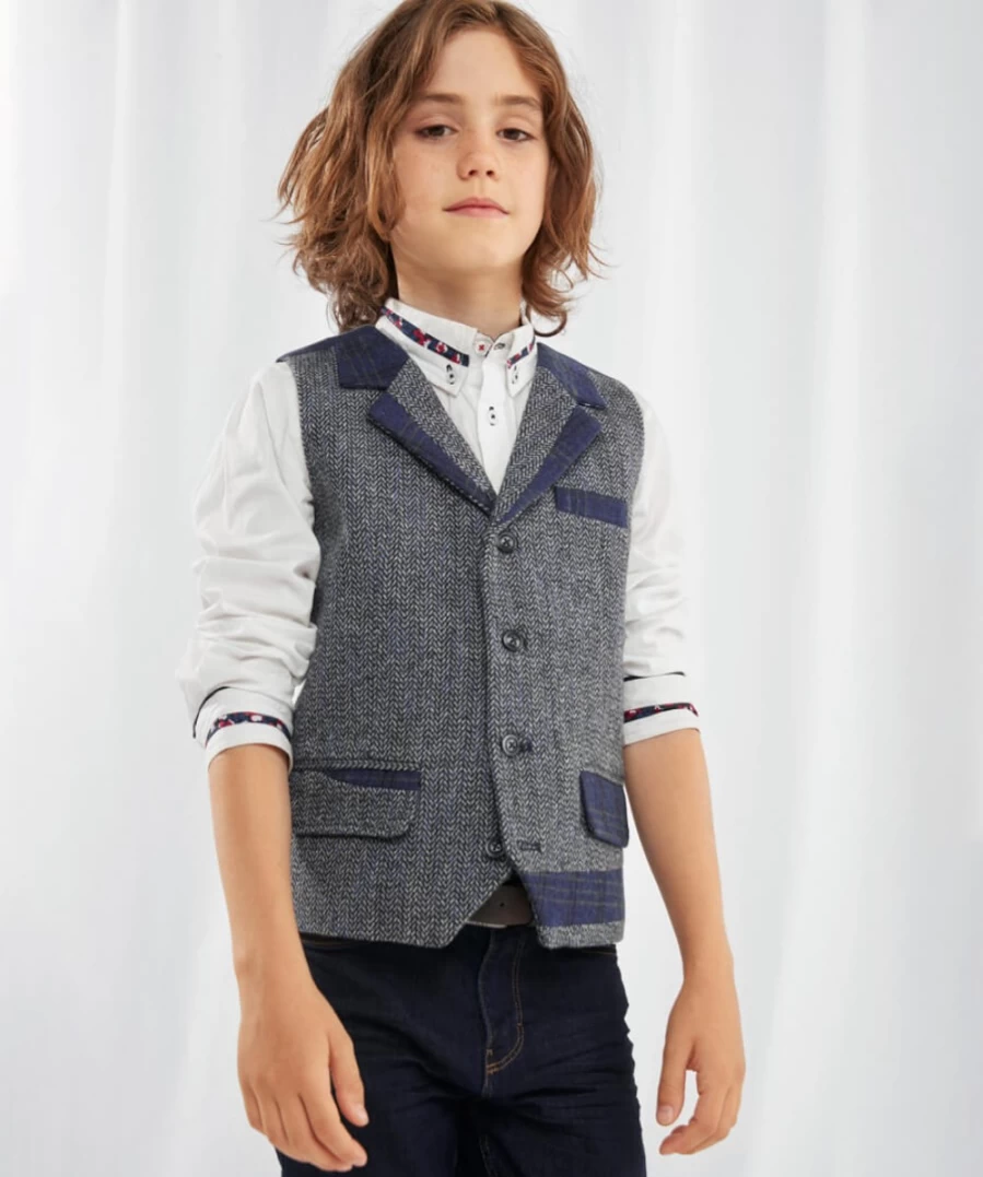Joe Browns Kids White Cut About Collar Shirt - Stylish Children's Top