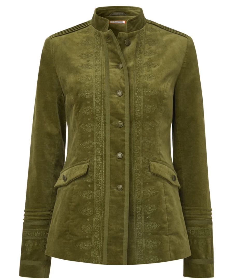 Joe Browns Women's Green Embroidered Jacket - Perfectly Stitched & Stylish