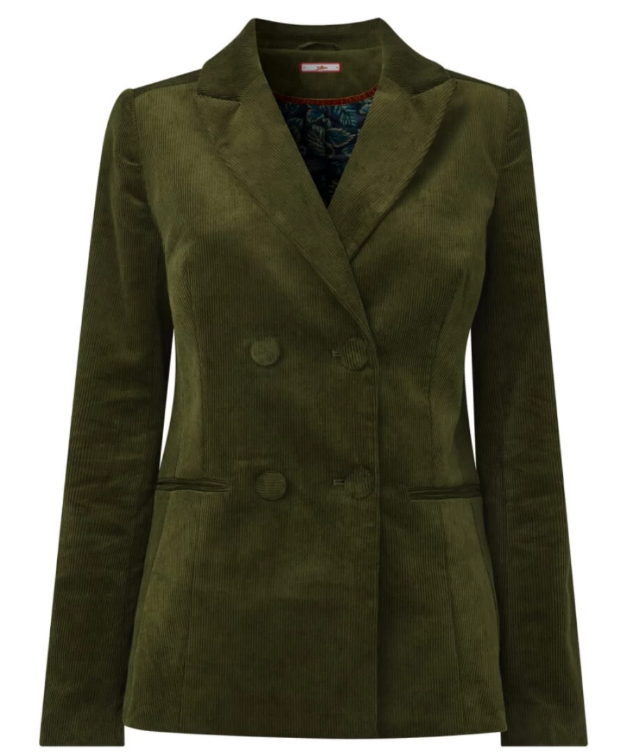 "Joe Browns Women's Khaki Amazing Cord Blazer – Stylish Casual Jacket"