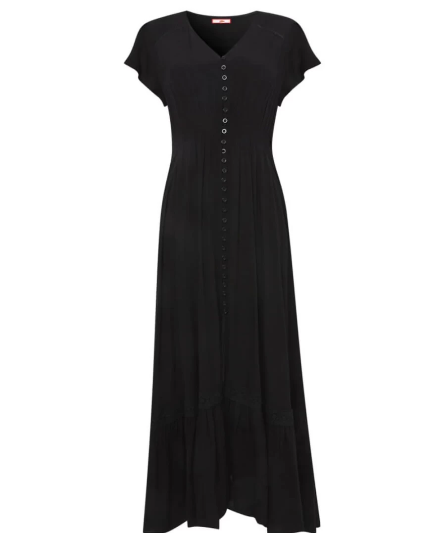 Joe Browns Women's Black Boho Maxi Dress - Ultimate Bohemian Style