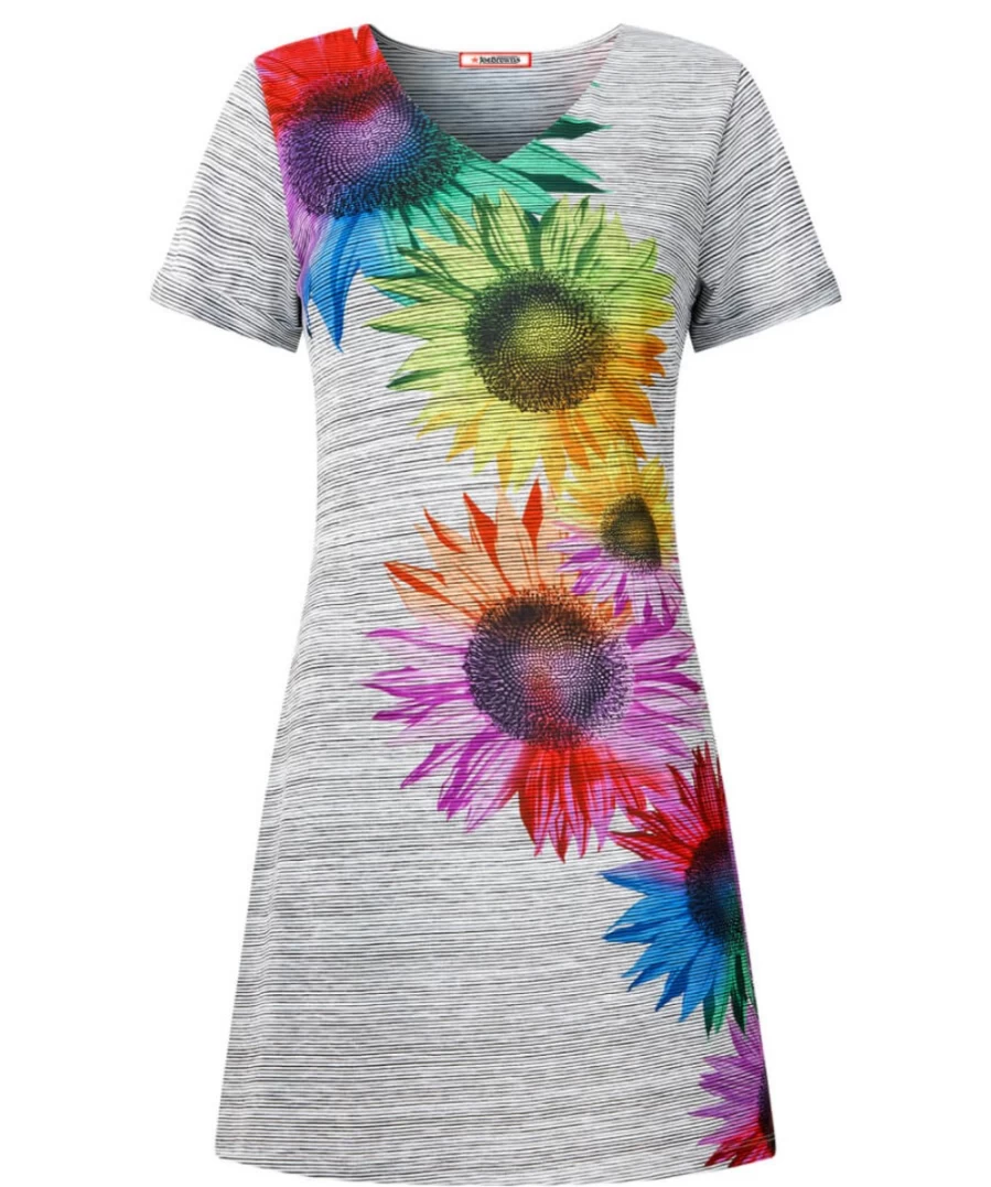 Joe Browns Women's Multi Colour Pop Sunflower Tunic