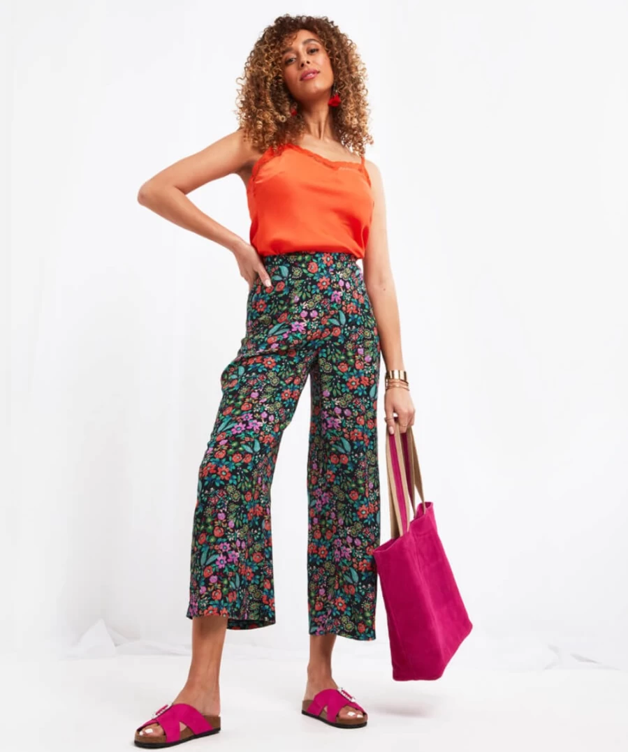 "Joe Browns Women's Multi Color Perfect Palazzo Pants for Stylish Comfort"