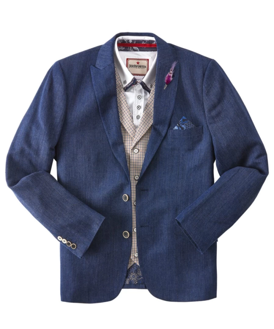 Joe Browns Men's Blue Perfect Partner Blazer - Stylish Formal Wear