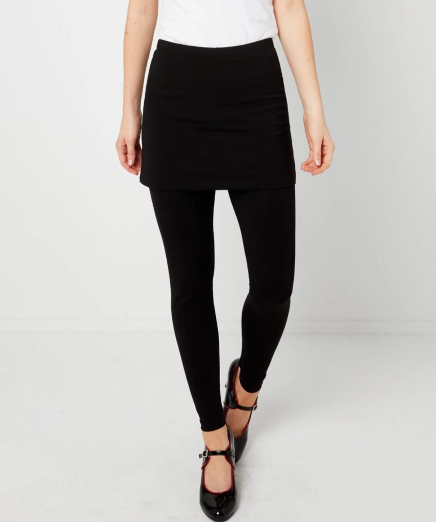 Joe Browns Women's Black Essential 2-In-1 Leggings