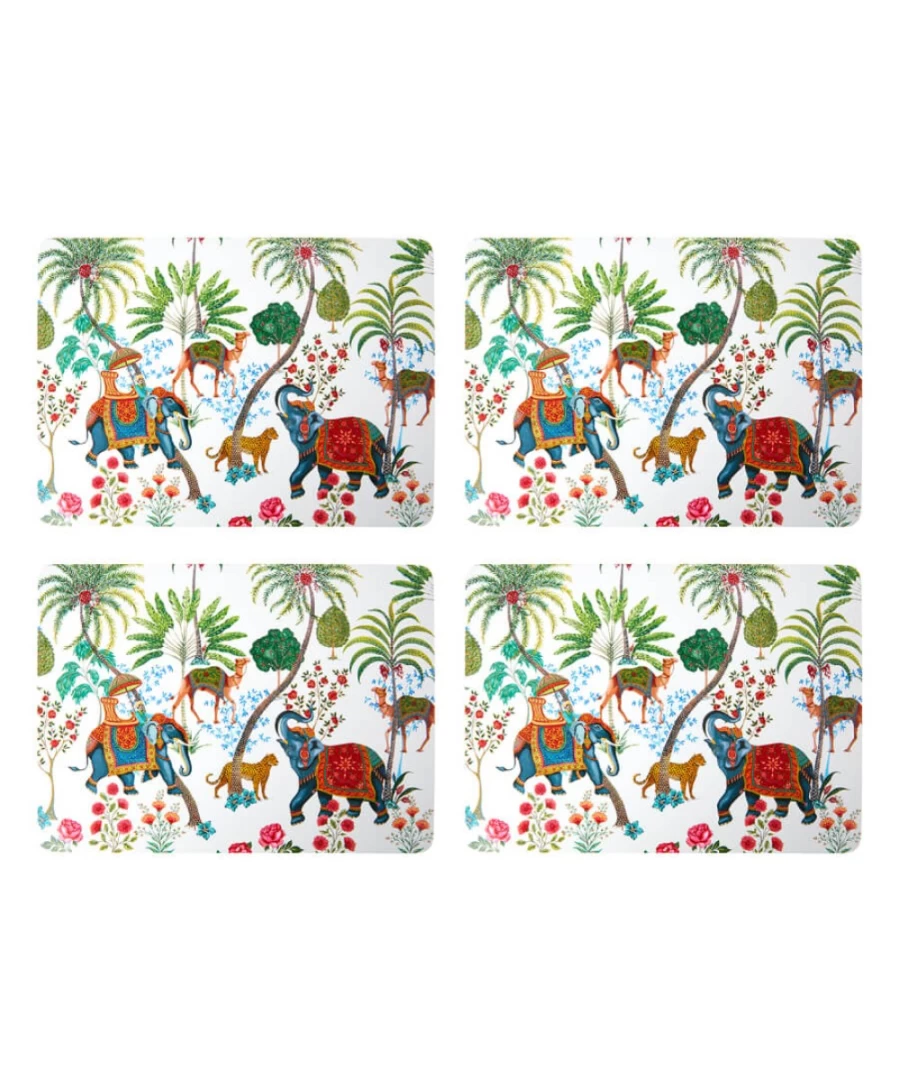 Joe Browns Wanderlust Set Of 4 Multi-Colored Placemats For Stylish Dining