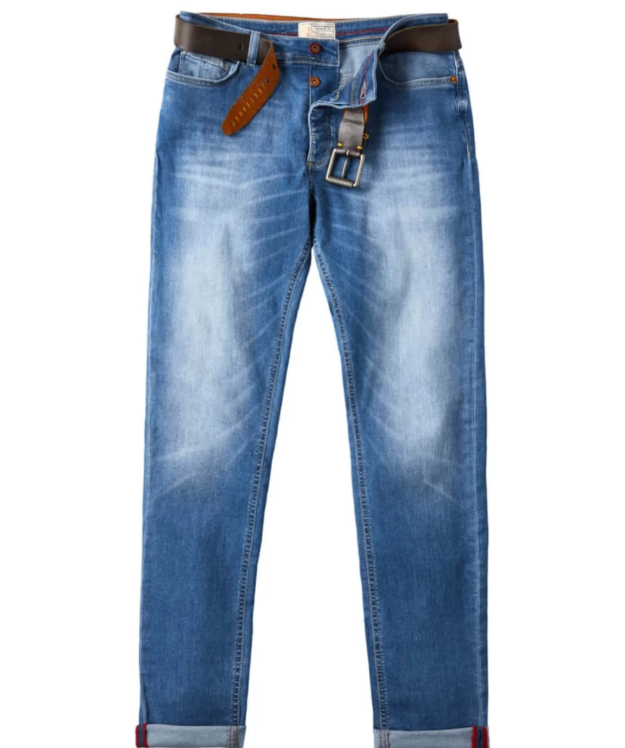 Joe Browns Men's Summer Blue Sensational Slim Fit Jeans for Style & Comfort