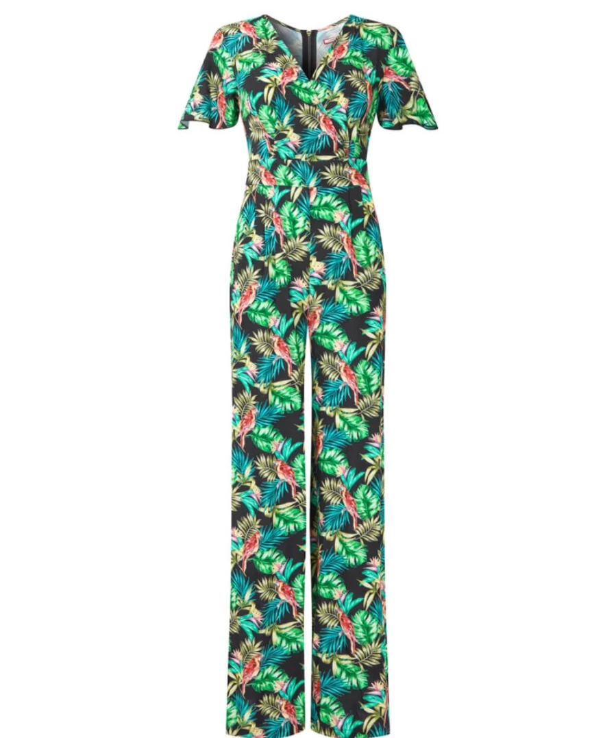 Joe Browns Women's Multi-Color Tropical Print Jumpsuit | Stylish & Comfortable