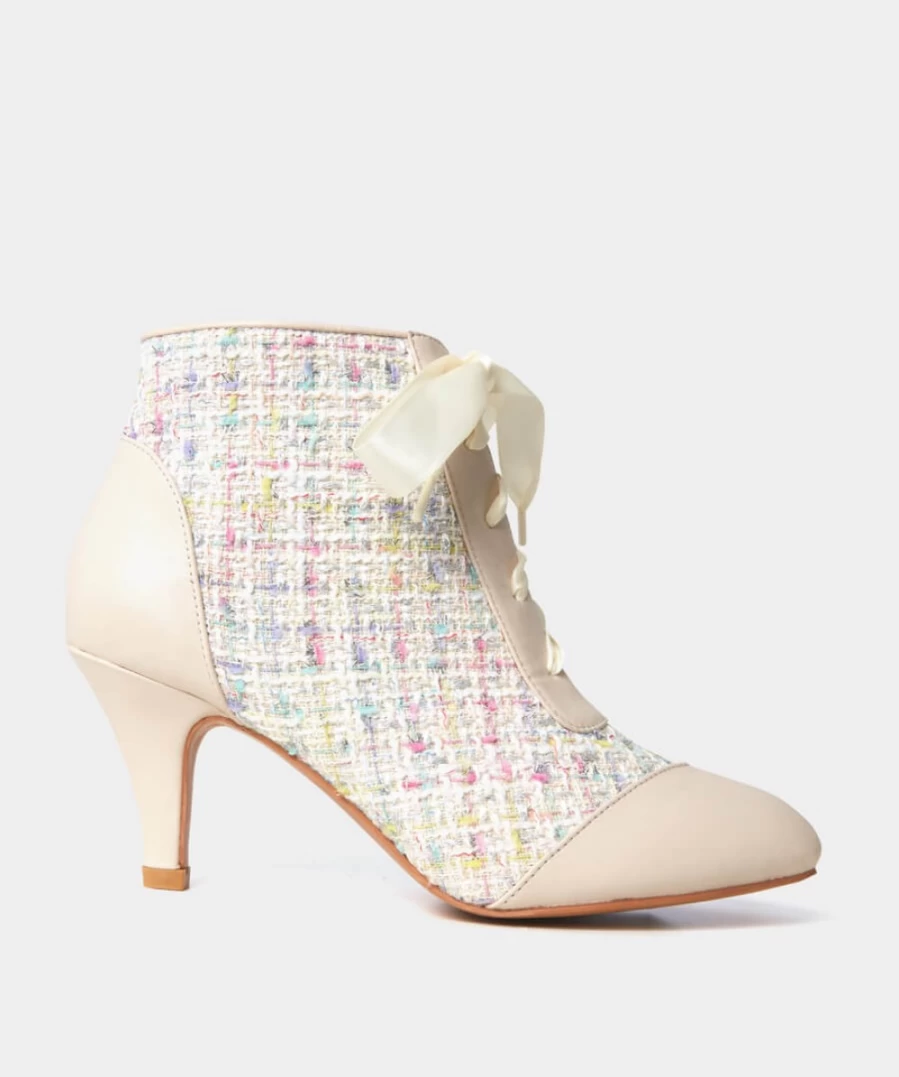 Joe Browns Women's Cream Multi Sensational Bootees - Stylish & Comfortable Footwear