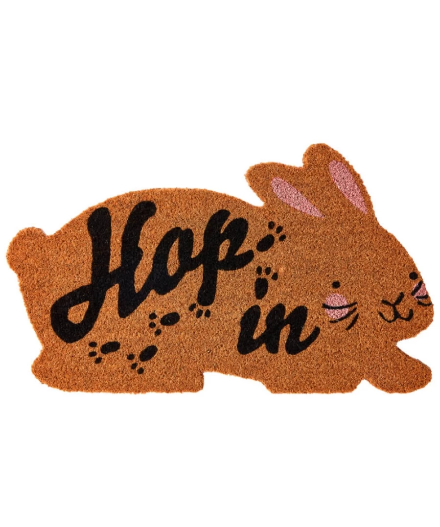 "Joe Browns Hop In Bunny Doormat - Colorful Multi Design Welcome Mat"
