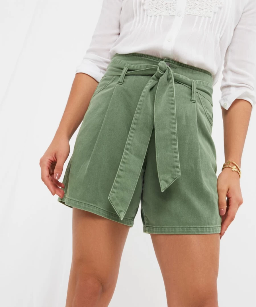 "Joe Browns Women's Green Safari Shorts – Stylish & Sophisticated"