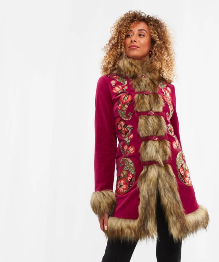 Joe Browns Women's Berry Boutique Coat | Joe's Favourite Stylish Winter Jacket