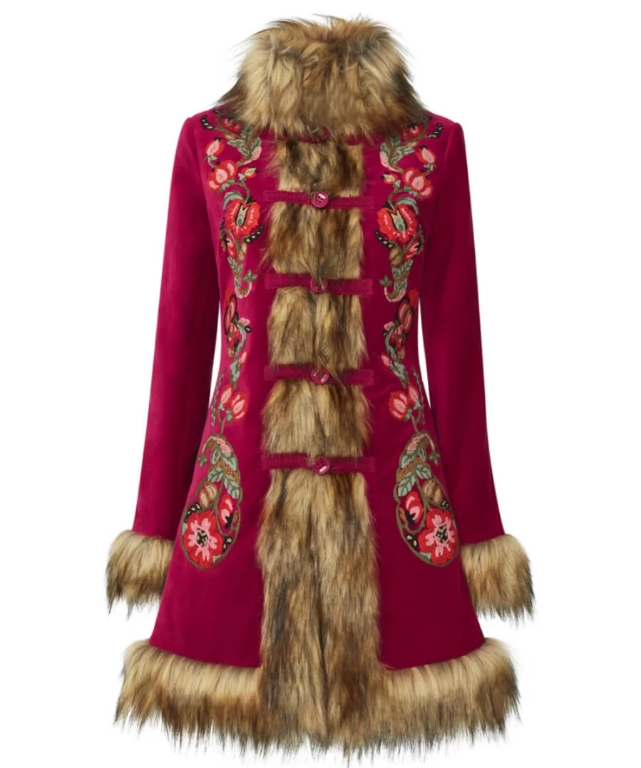Joe Browns Women's Berry Boutique Coat | Joe's Favourite Stylish Winter Jacket