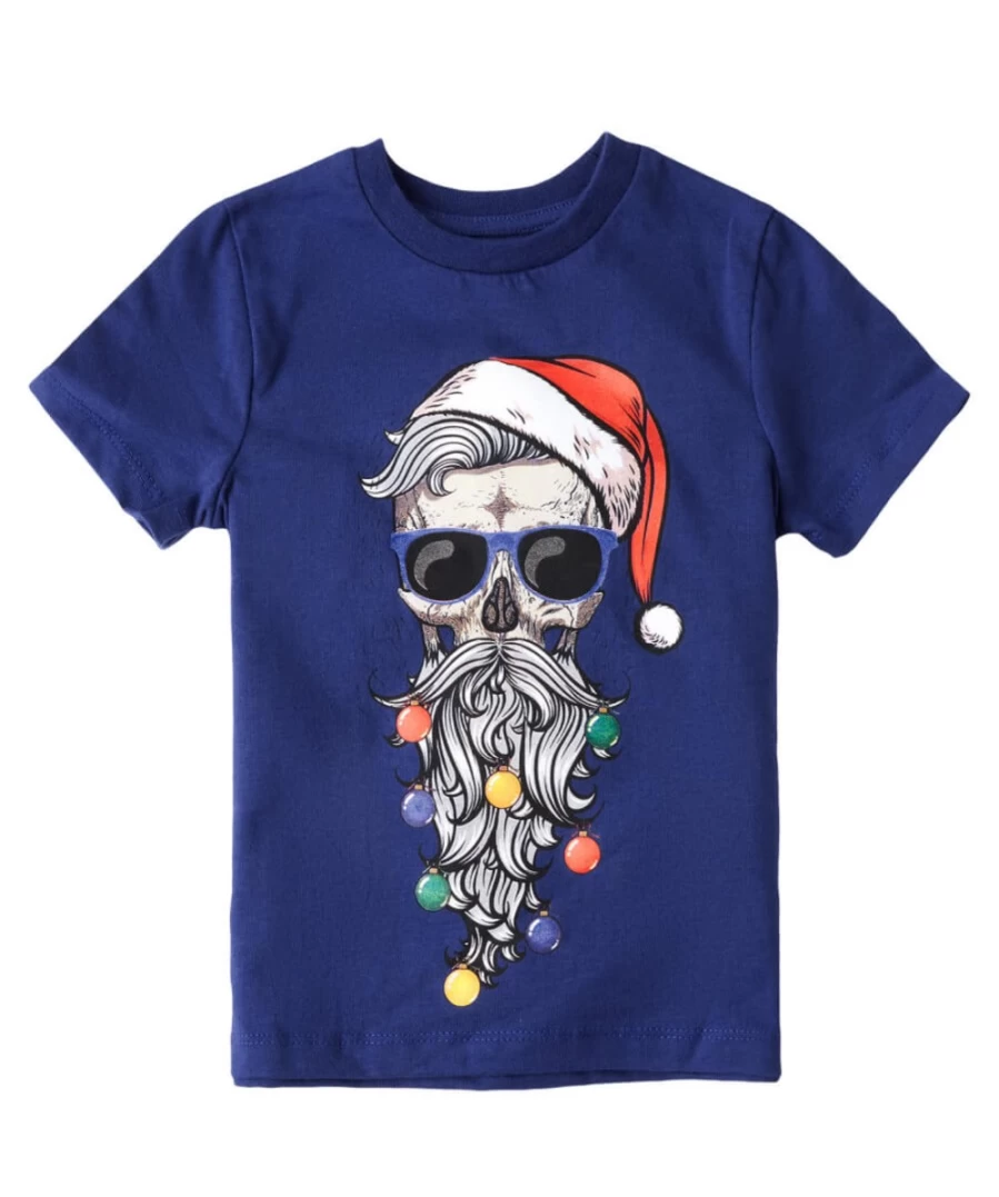 "Joe Browns Kids Blue Christmas Tee - Fun & Festive Holiday T-Shirt for Children"
