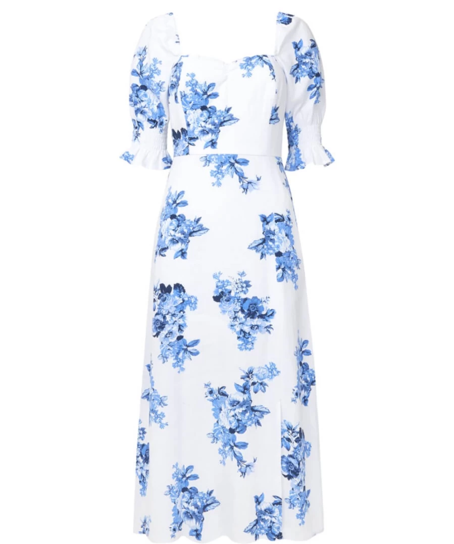 Joe Browns Women's Floral Linen Blend Dress in Multi - Clarissa Style