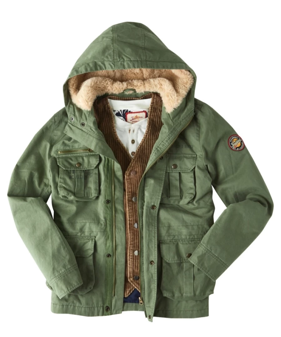 Joe Browns Men's Khaki Adventure Jacket - Ready For Outdoor Exploration