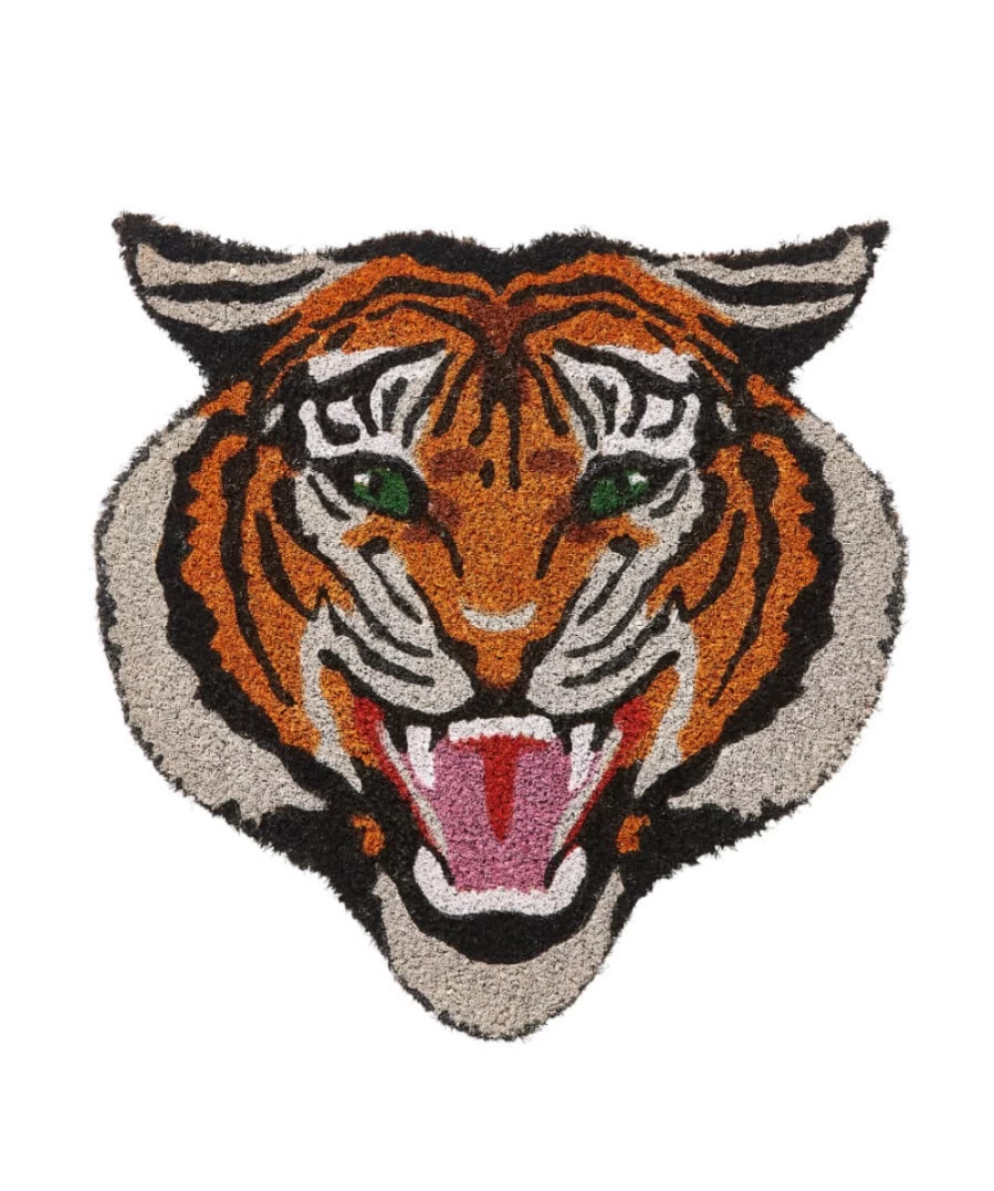 "Joe Browns Ferocious Tiger Head Doormat - Multi-Color Wild Animal Design Entry Mat"