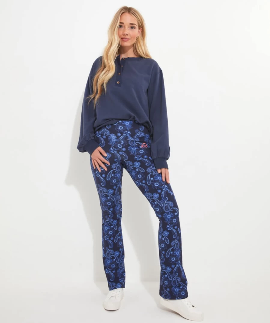"Joe Browns Women's Blue Floral Flare Pants - Fabulous Floral Flares"