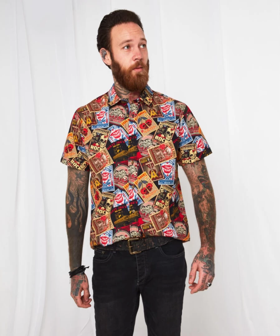 Joe Browns Men's On Tour Shirt in Multi-Color Stylish Casual Wear