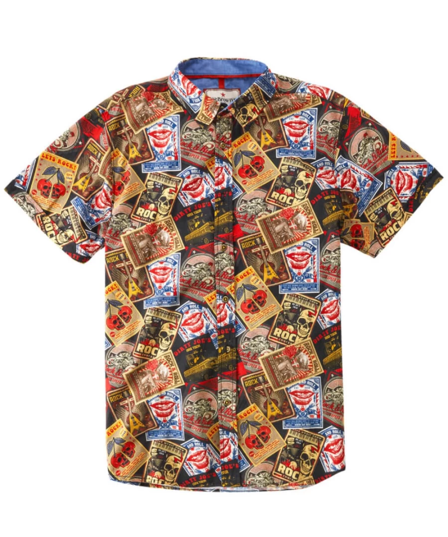 Joe Browns Men's On Tour Shirt in Multi-Color Stylish Casual Wear