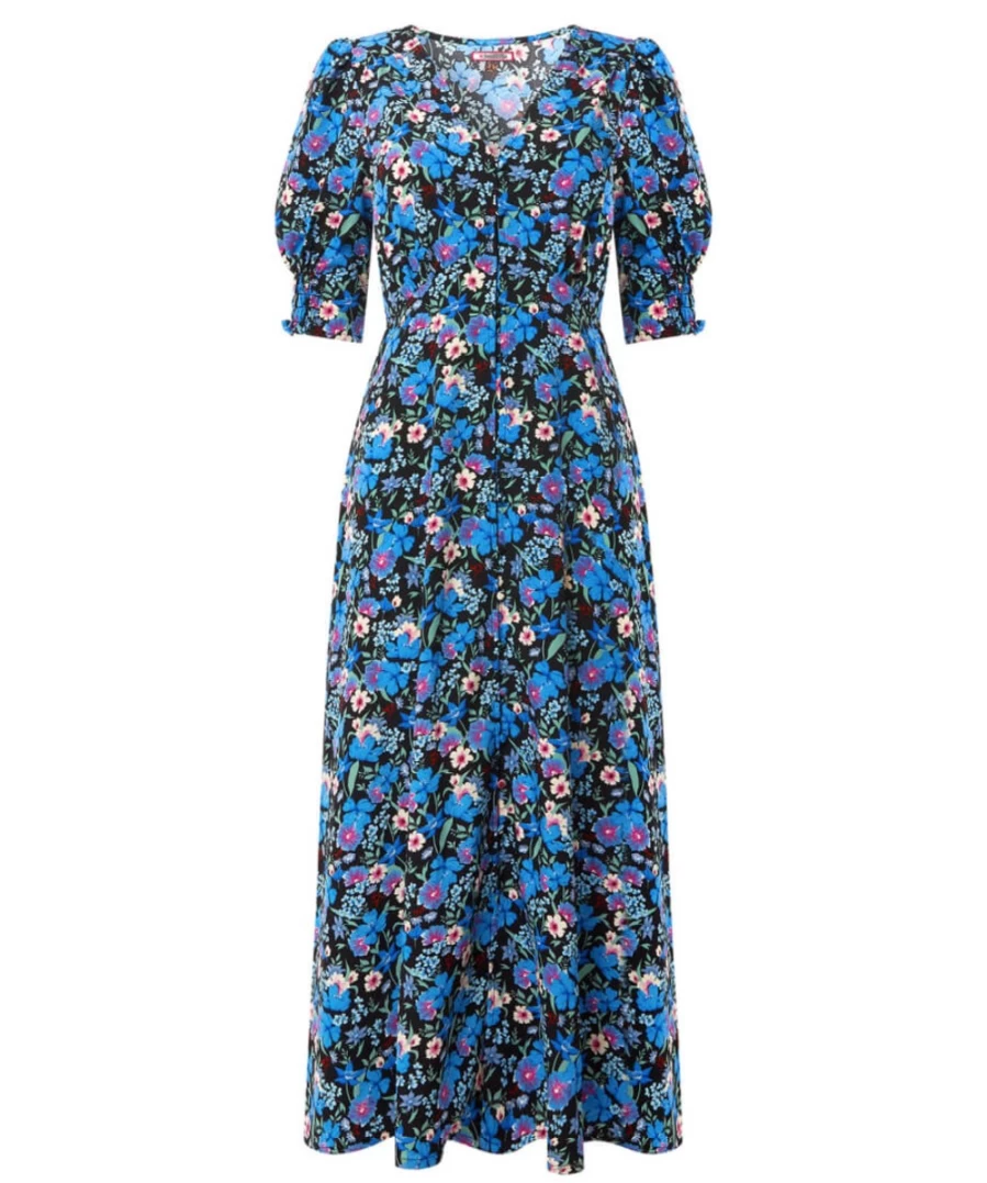 Joe Browns Women's Phoebe Floral Dress in Multi Color - Boho Chic Summer Maxi Dress