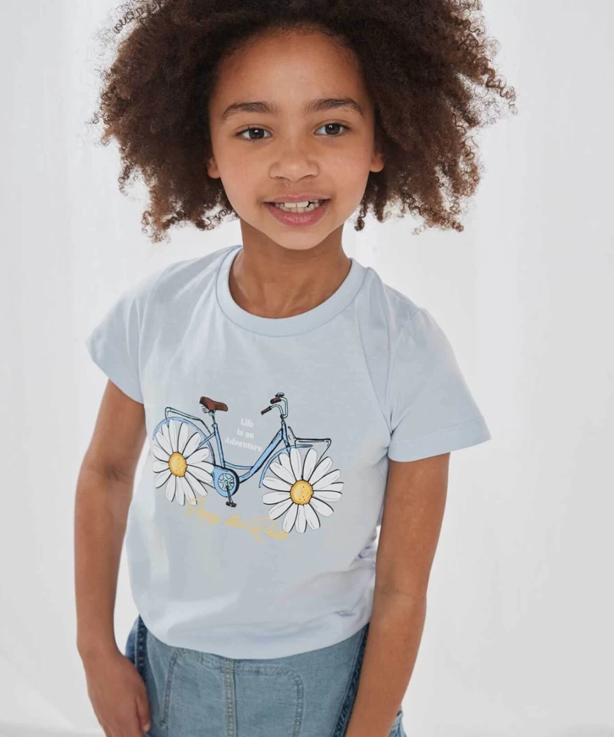 "Joe Browns Kids Blue Enjoy The Ride Tee - Fun Graphic T-Shirt for Children"